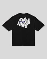 LÝFT × XXX Limited Graphic Big T-Shirts - Black