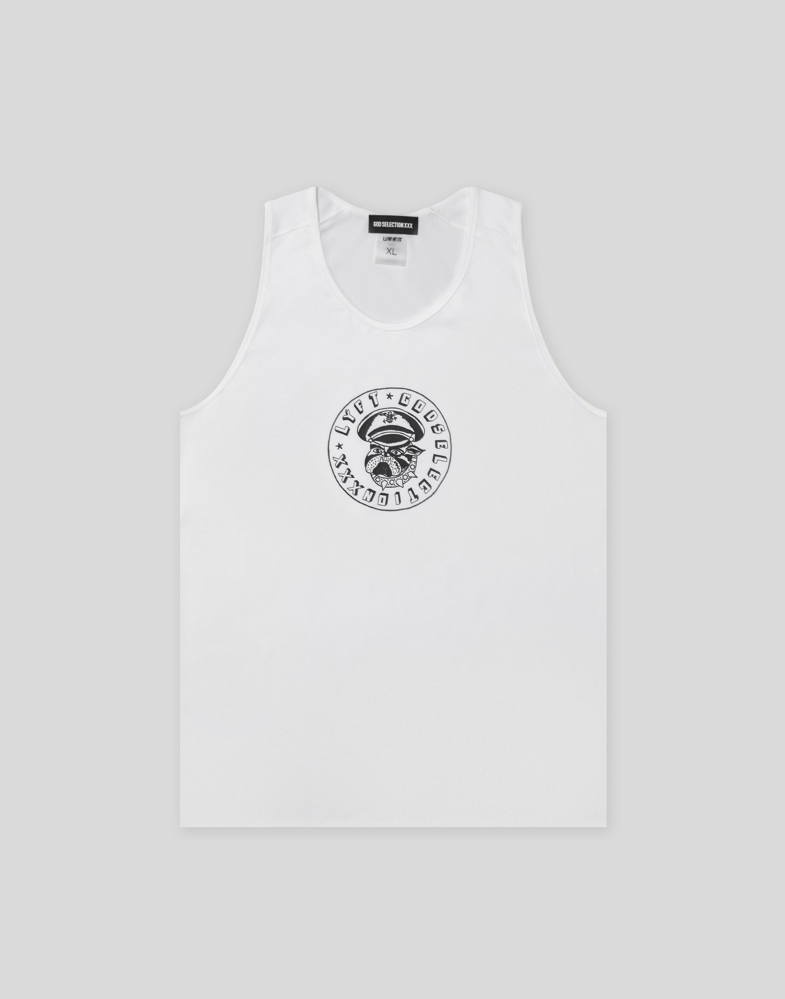 LYFT ドーベルマン グラフィック タンクトップ S LÝFT × XXX Limited Graphic Standard Tanktop - White