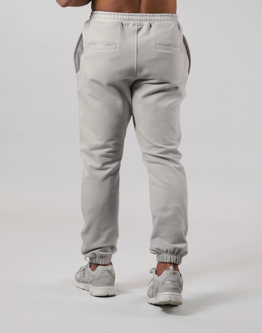 Message Wave Stretch Warm Sweat Pants - Ivory