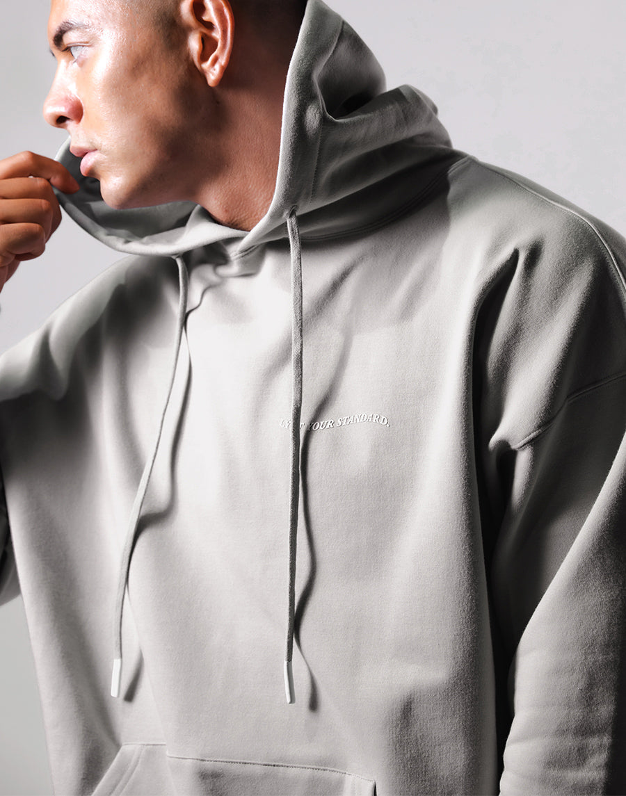 Message Ring Stretch Warm Pullover Hoodie - Grey – LÝFT
