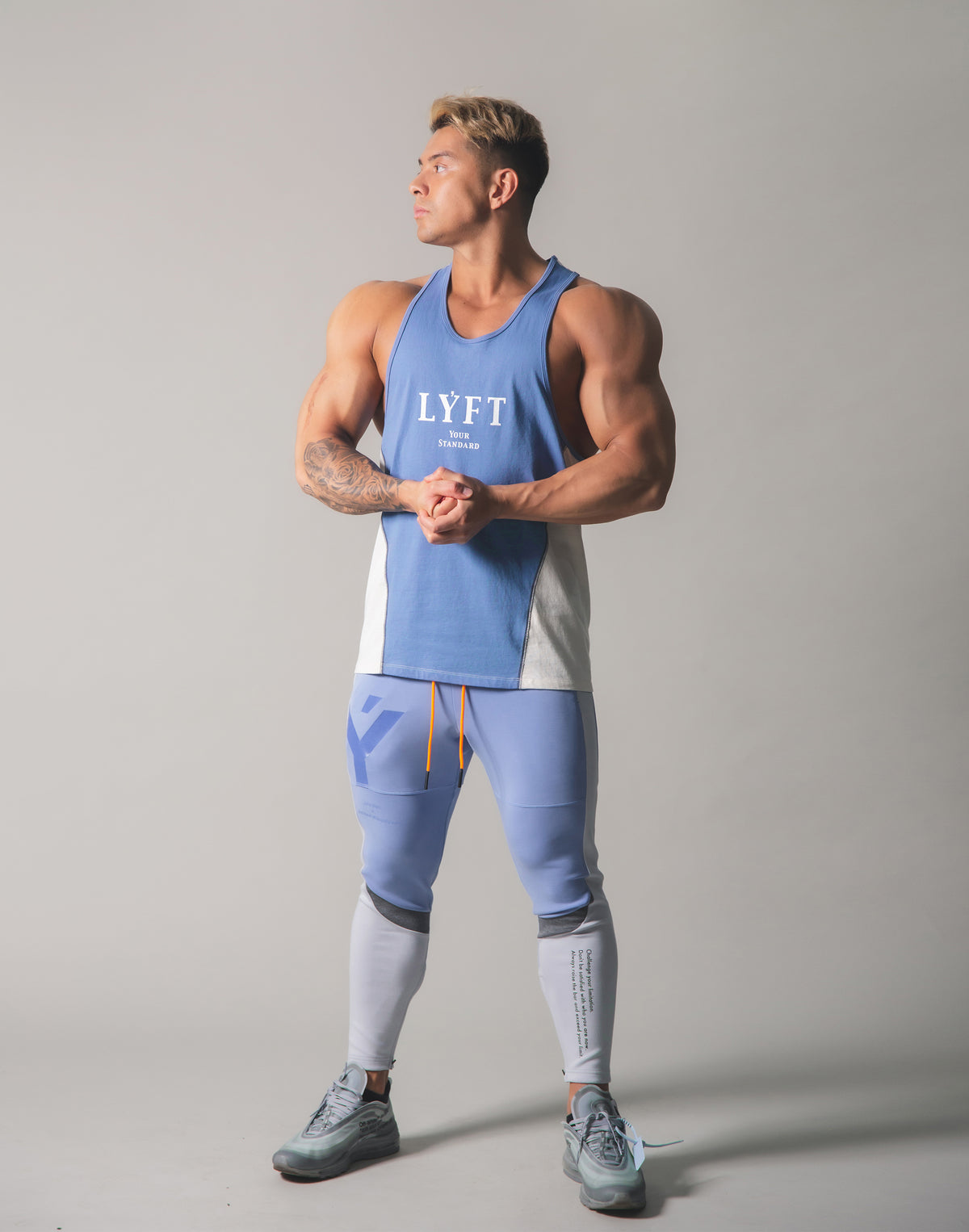 LYFT Logo Training Tanktop - L.Blue x Off White