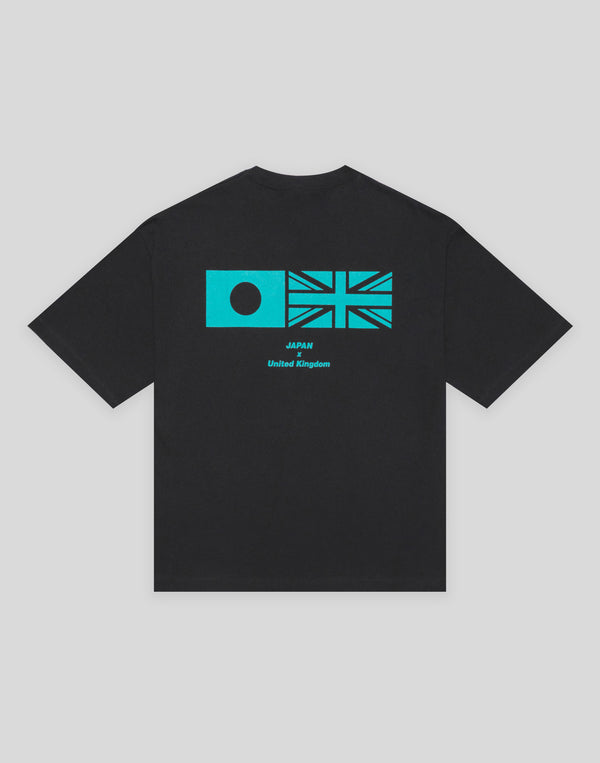 LÝFT × atmos Limited Flag Big T-Shirt - Black