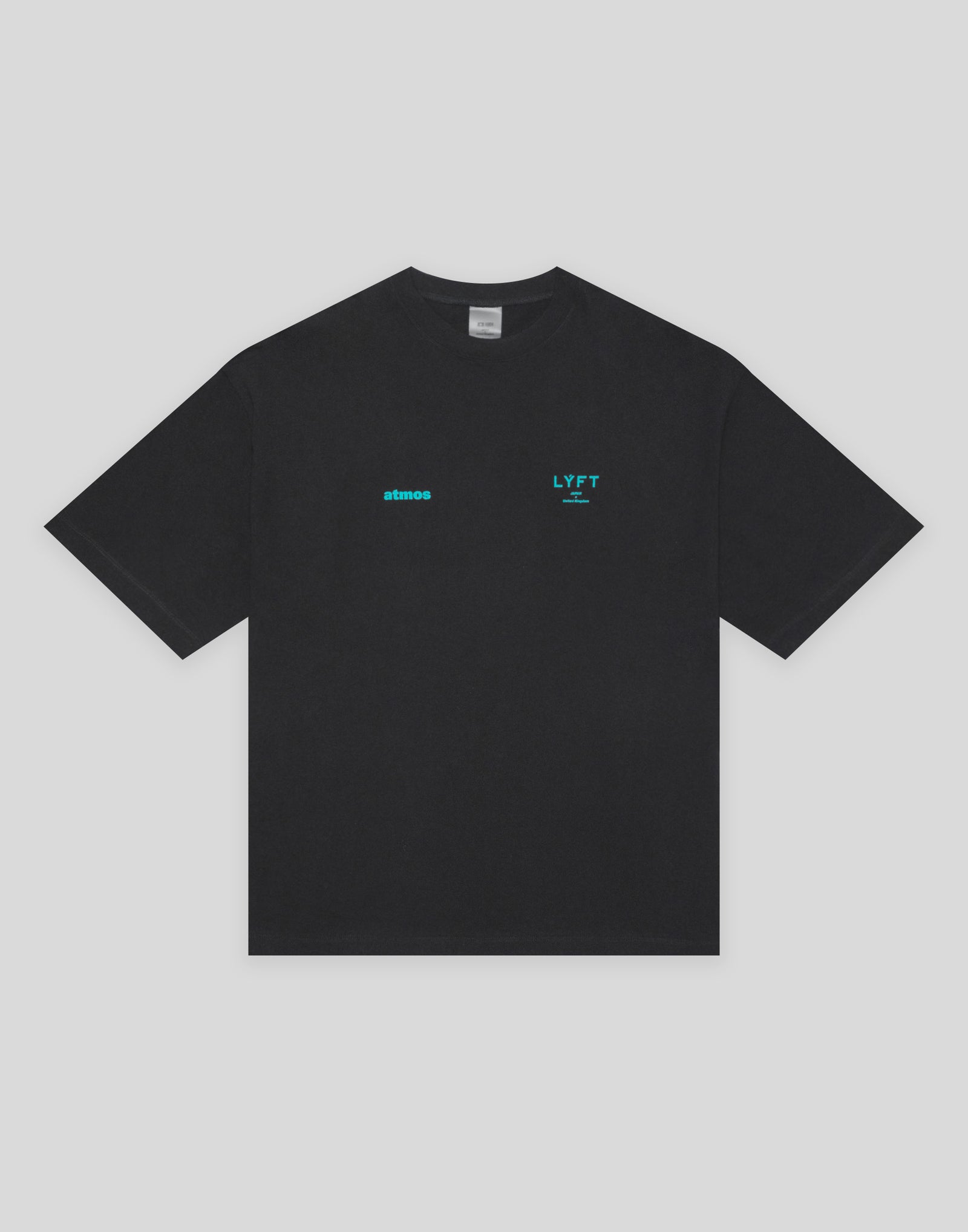 LÝFT × atmos Limited Flag Big T-Shirt - Black