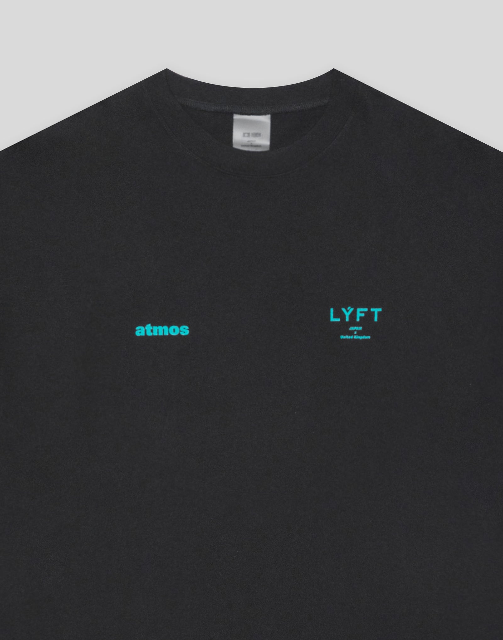 LÝFT × atmos Limited Flag Big T-Shirt - Black