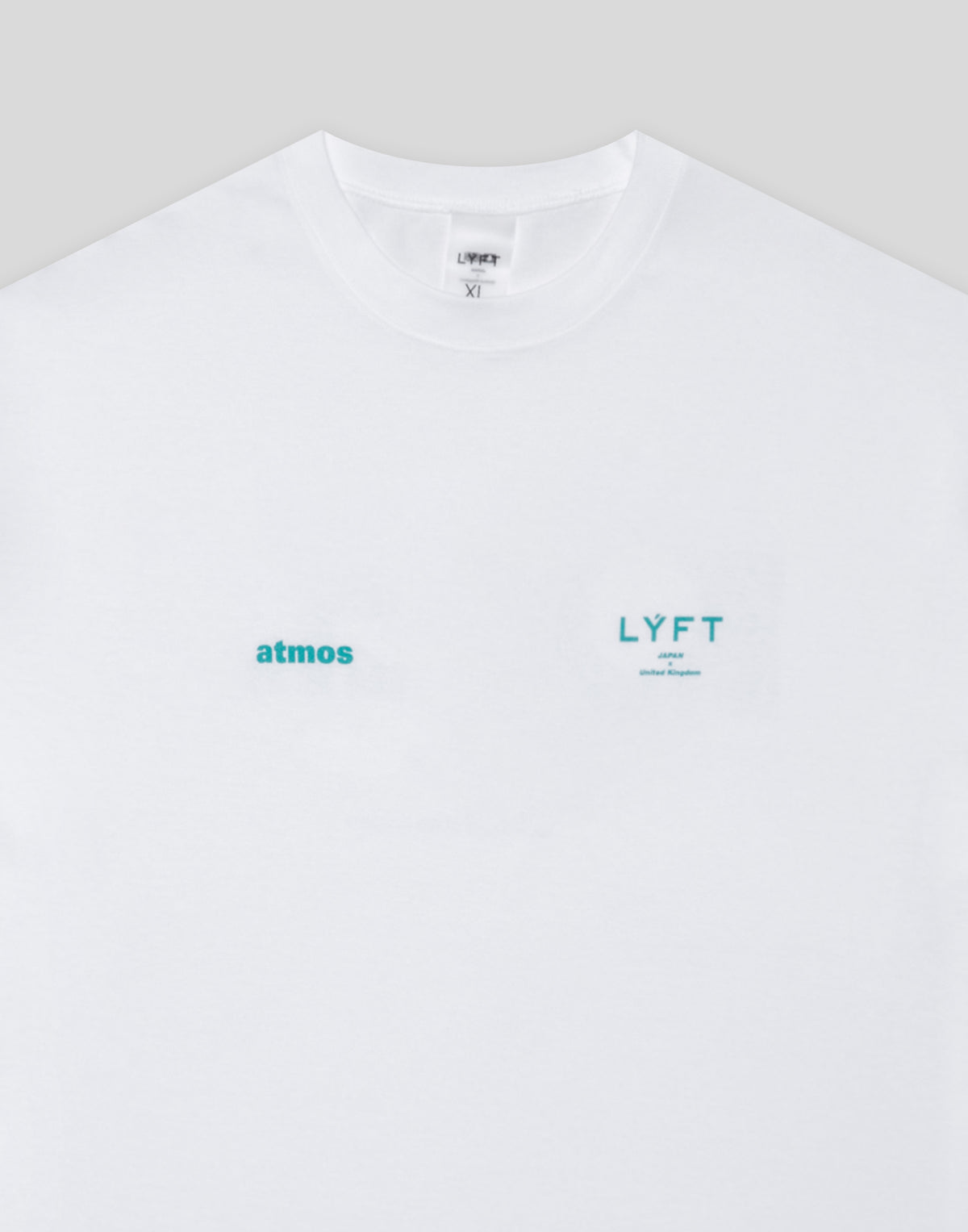 LÝFT × atmos Limited Flag Big T-Shirt - White