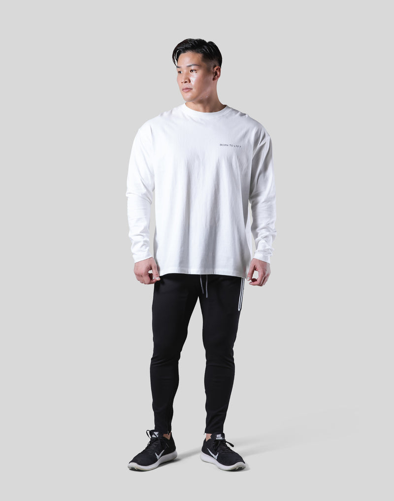 Back Message Vintage Long T-Shirt - Off White