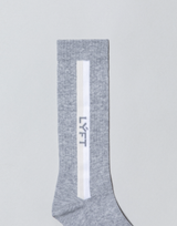Bi-Color Side Line Socks - Grey