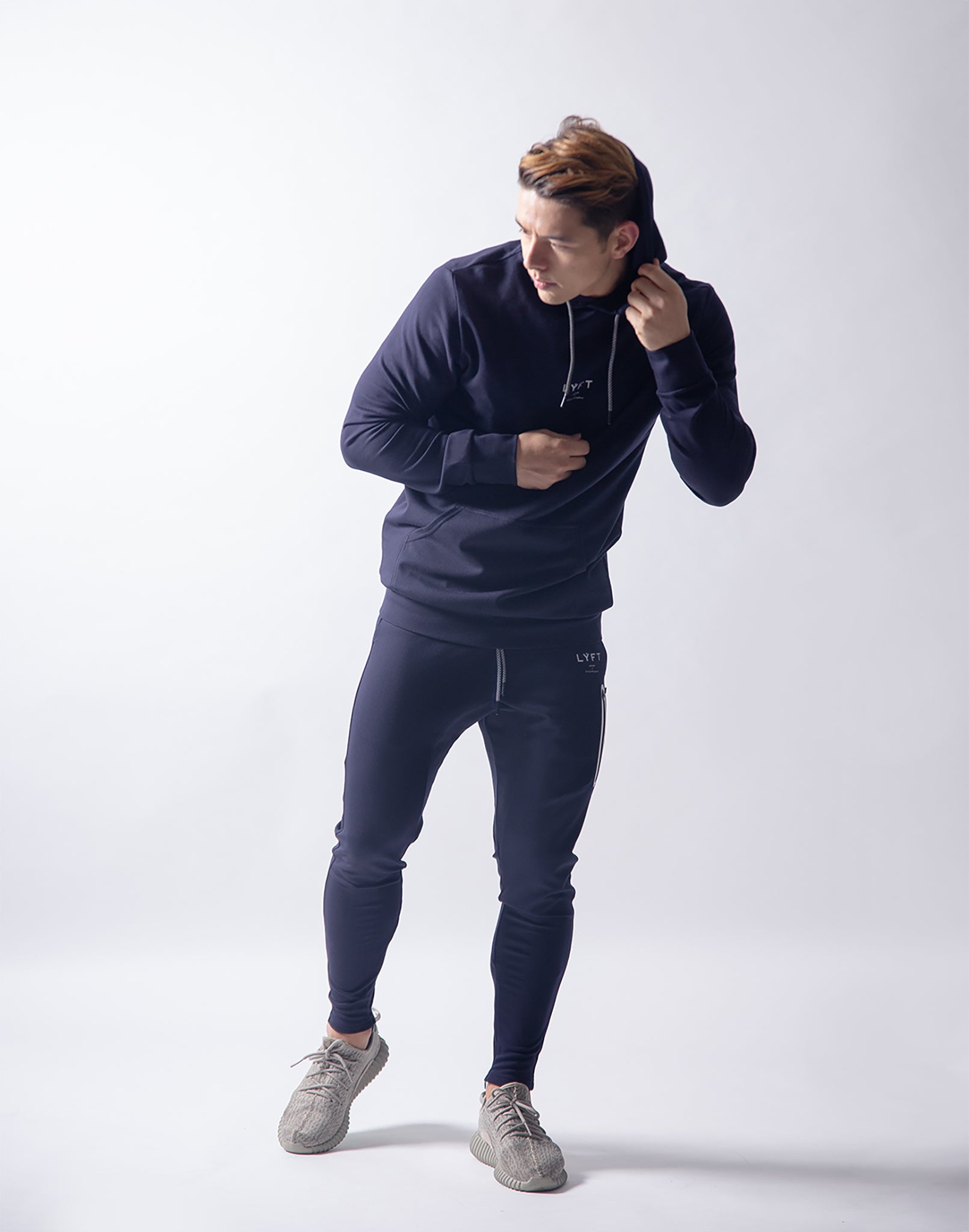 LYFT 2way Stretch Pullover - Navy – LÝFT